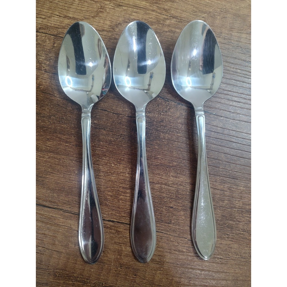 Cambridge Stainless Flatware Evanston Teaspoon Lot Of 3 Discontinued Replacement
